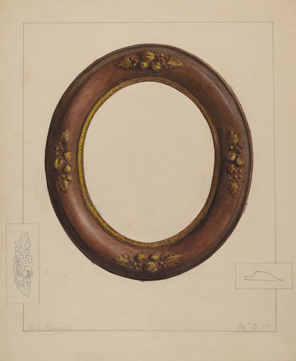 Billedramme, ca. 1936. af Manuel G. Runyan