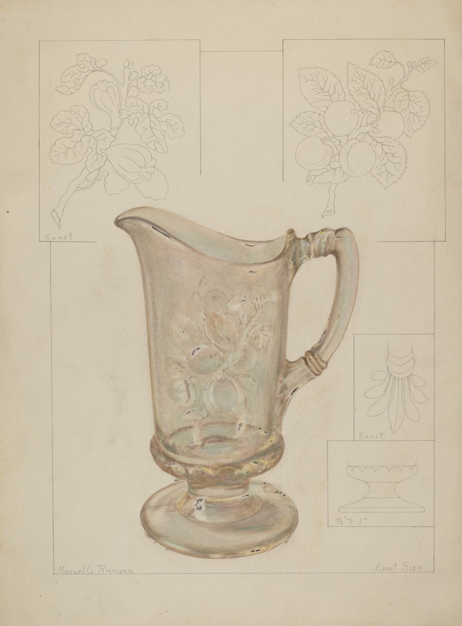 Pitcher, 1937. af Manuel G. Runyan