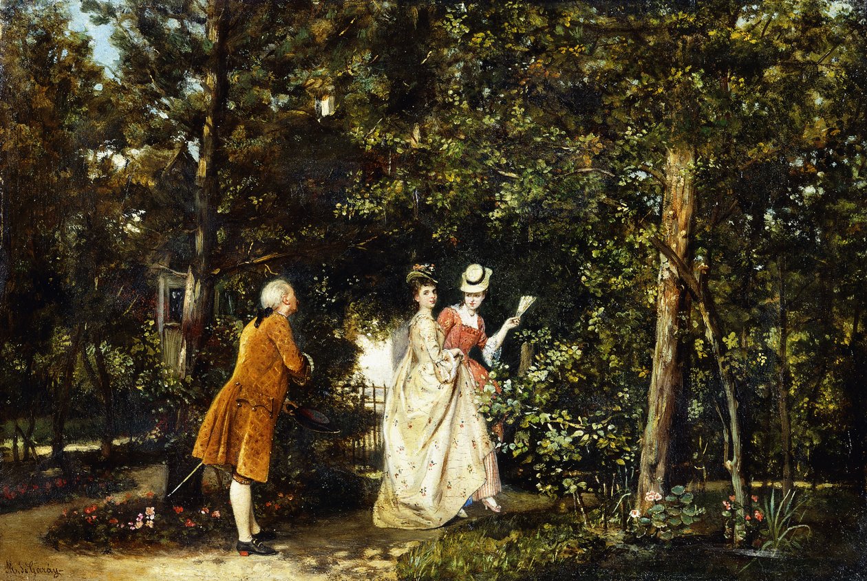 Promenaden, af Manuel Garay y Arevalo