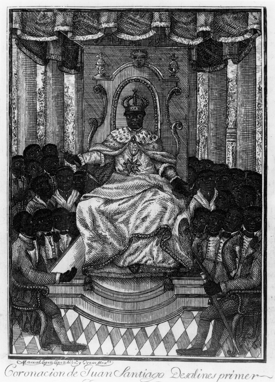 Jean-Jacques Dessalines, kejser af Haiti, 1806 af Manuel Lopez