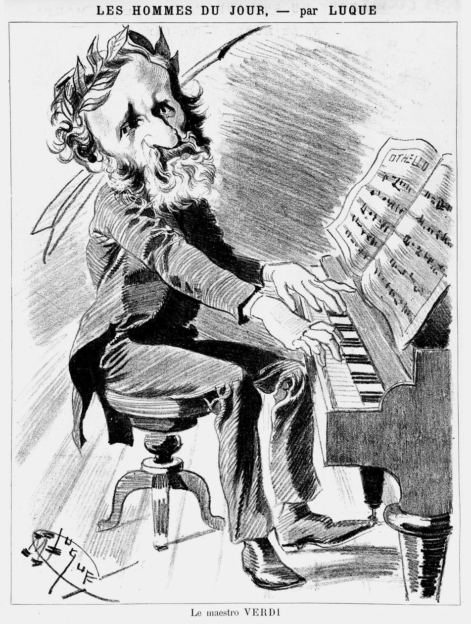 Tegneserie af Verdi - af Luque af Manuel Luque