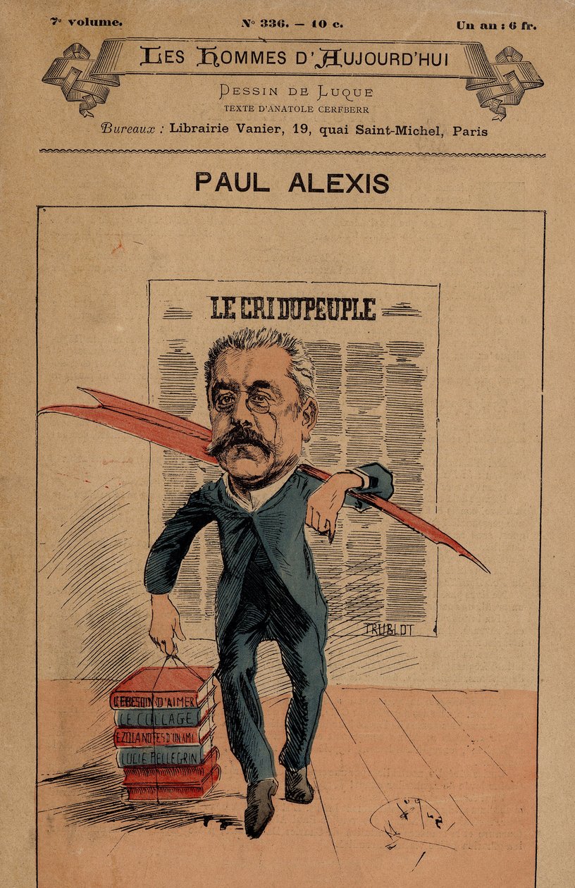 Forside til The Men of Today, nummer 336, illustration af Manuel Luque (1854-1919): The Cree of the People - Alexis Paul (1847-1901) af Manuel Luque