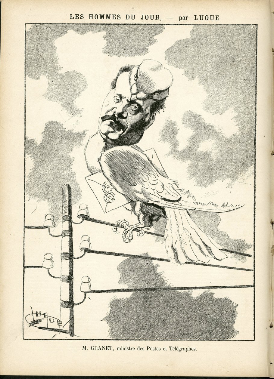 Illustration af Manuel Luque (1854-1919) i La Caricature (1880) af Manuel Luque