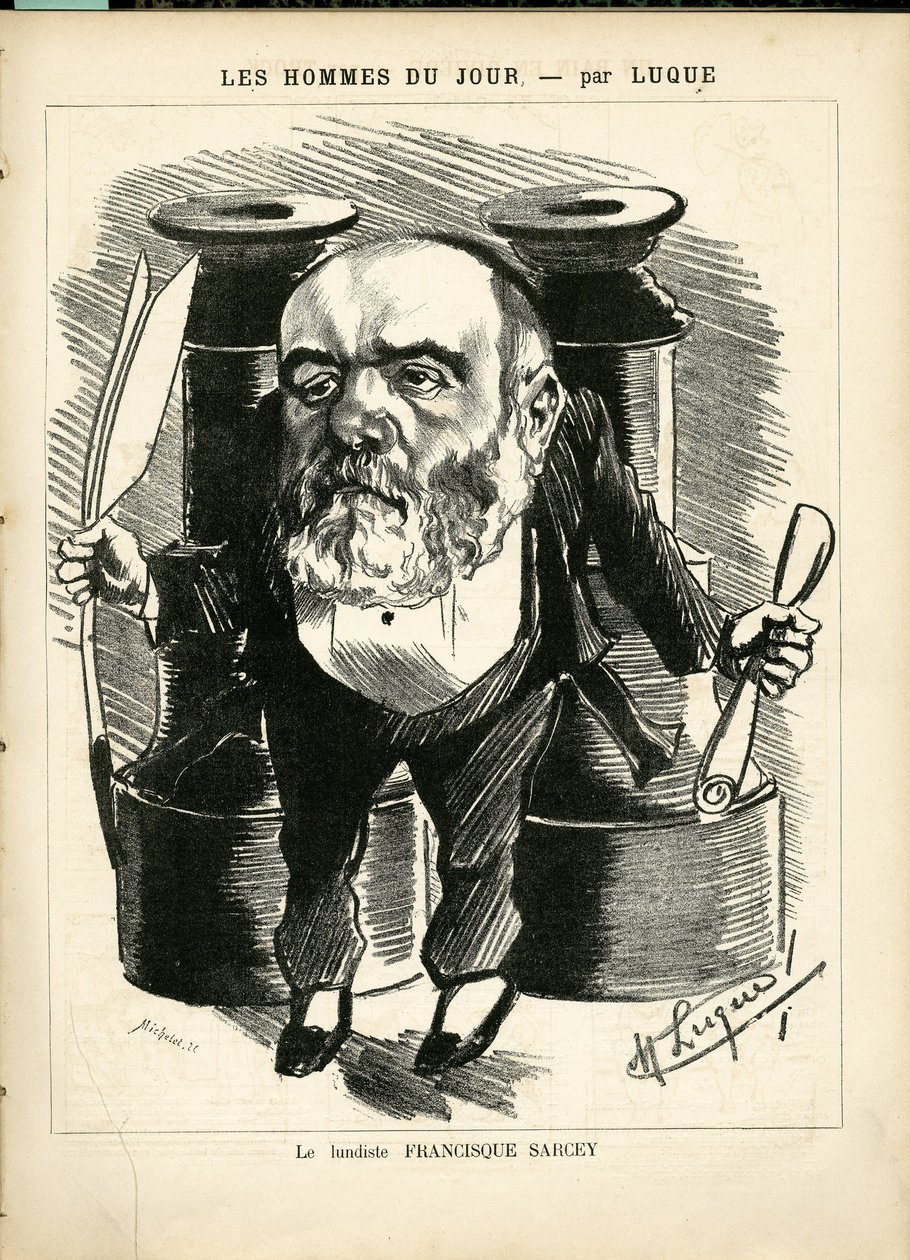 Illustration af Manuel Luque (1854-1919) i La Caricature (1880) af Manuel Luque