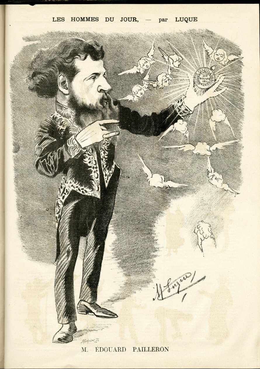 Illustration af Manuel Luque (1854-1919) i La Caricature (1880) af Manuel Luque