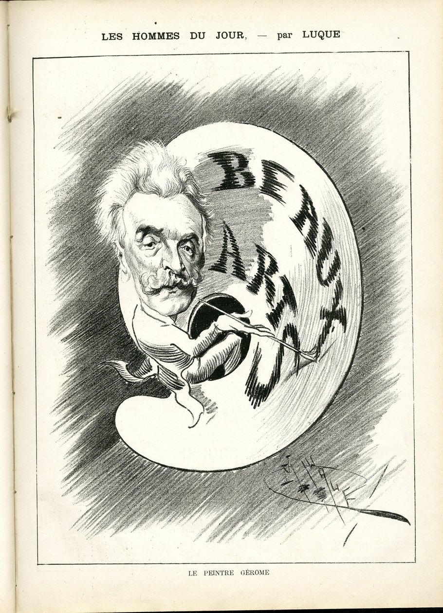 Illustration af Manuel Luque (1854-1919) i La Caricature (1880) af Manuel Luque