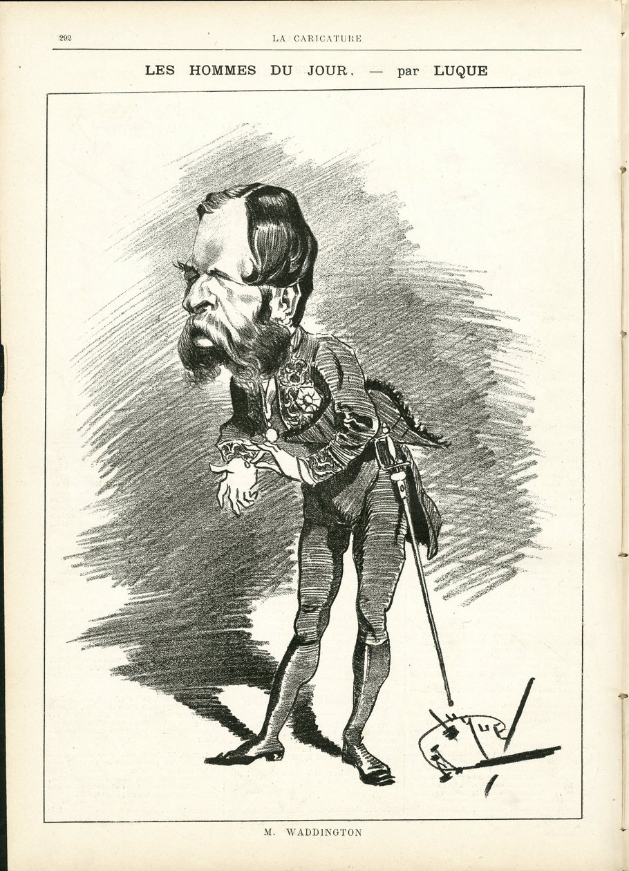 Illustration af Manuel Luque (1854-1919) i La Caricature (1880) af Manuel Luque