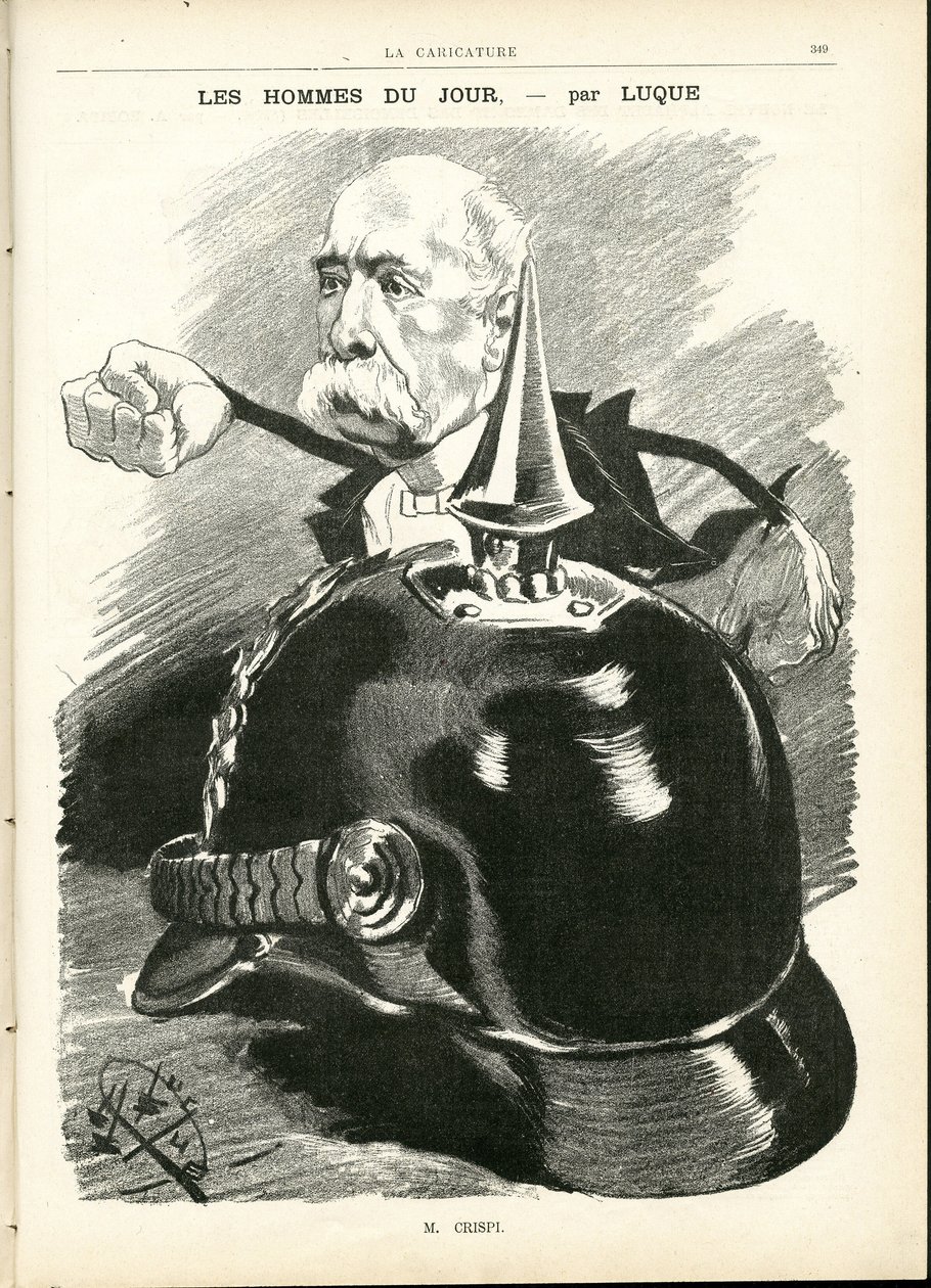 Illustration af Manuel Luque (1854-1919) i La Caricature (1880) af Manuel Luque