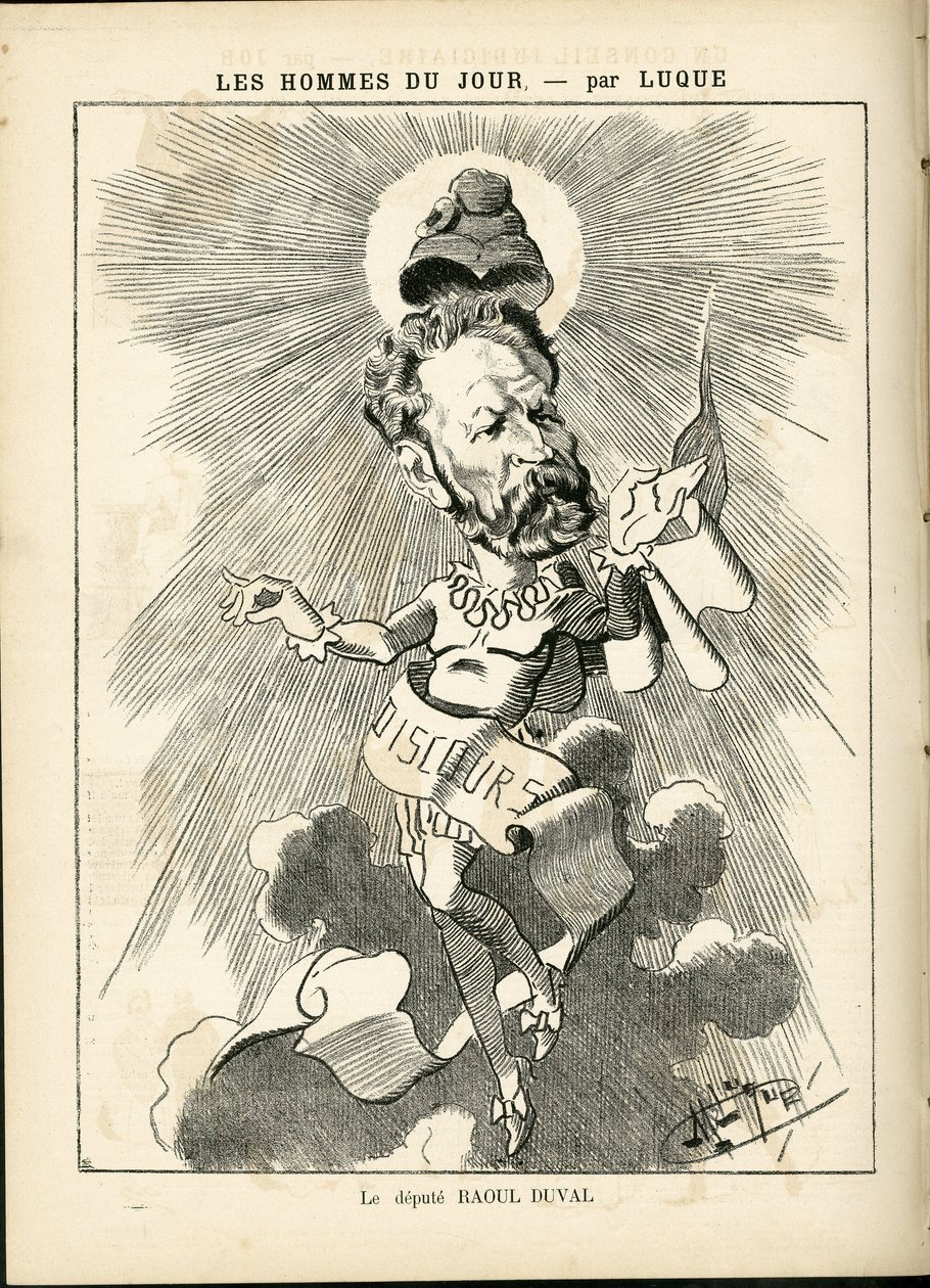Illustration af Manuel Luque (1854-1919) i La Caricature (1880) af Manuel Luque