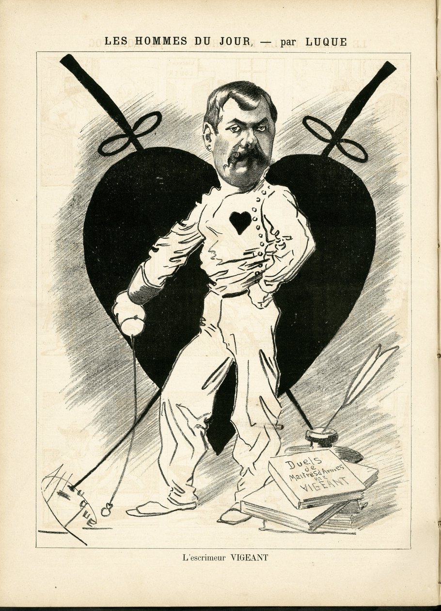 Illustration af Manuel Luque (1854-1919) i La Caricature (1880) af Manuel Luque