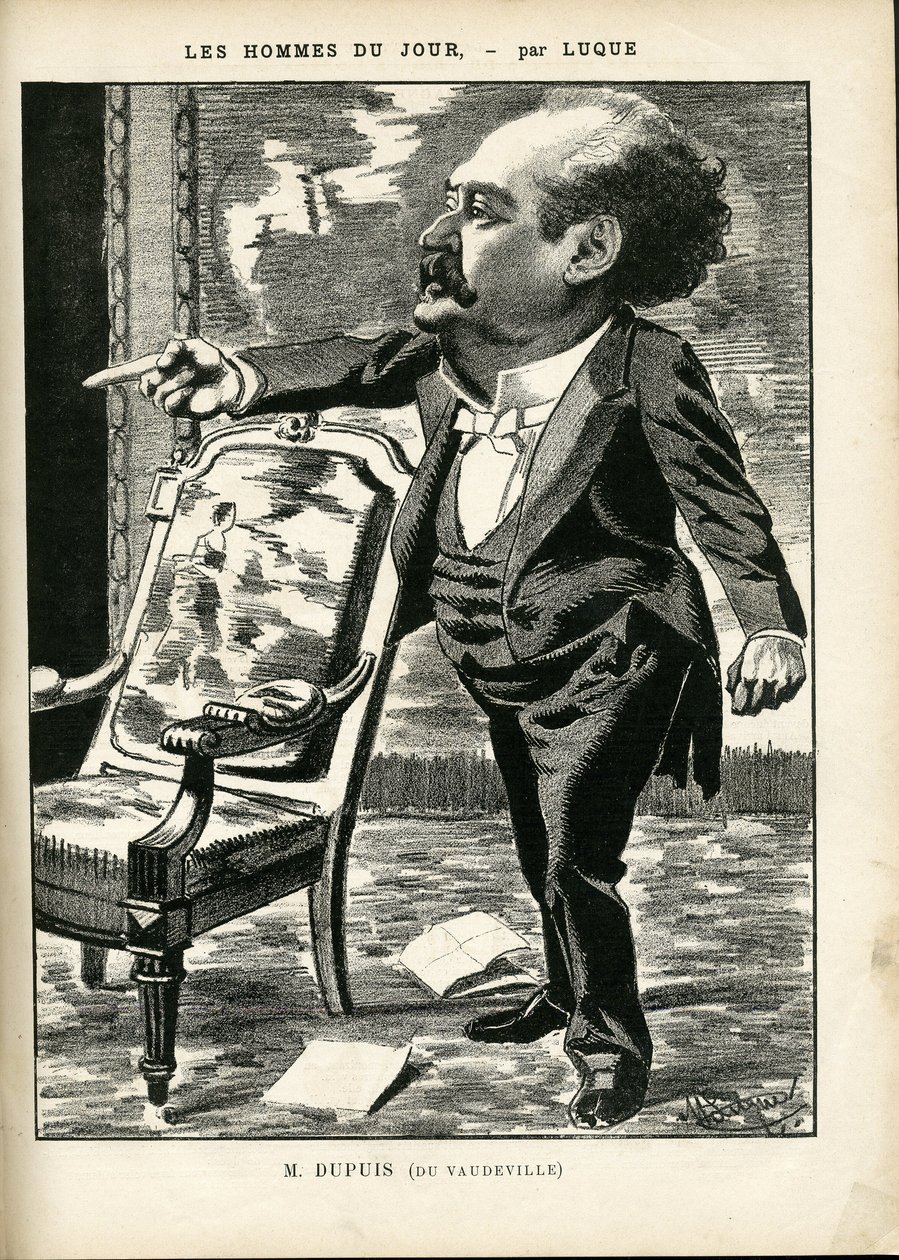 Illustration af Manuel Luque (1854-1919) i La Caricature (1880) af Manuel Luque