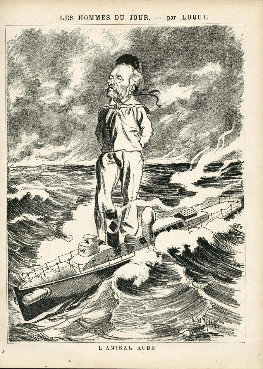 Illustration af Manuel Luque (1854-1919) i La Caricature (1880) af Manuel Luque