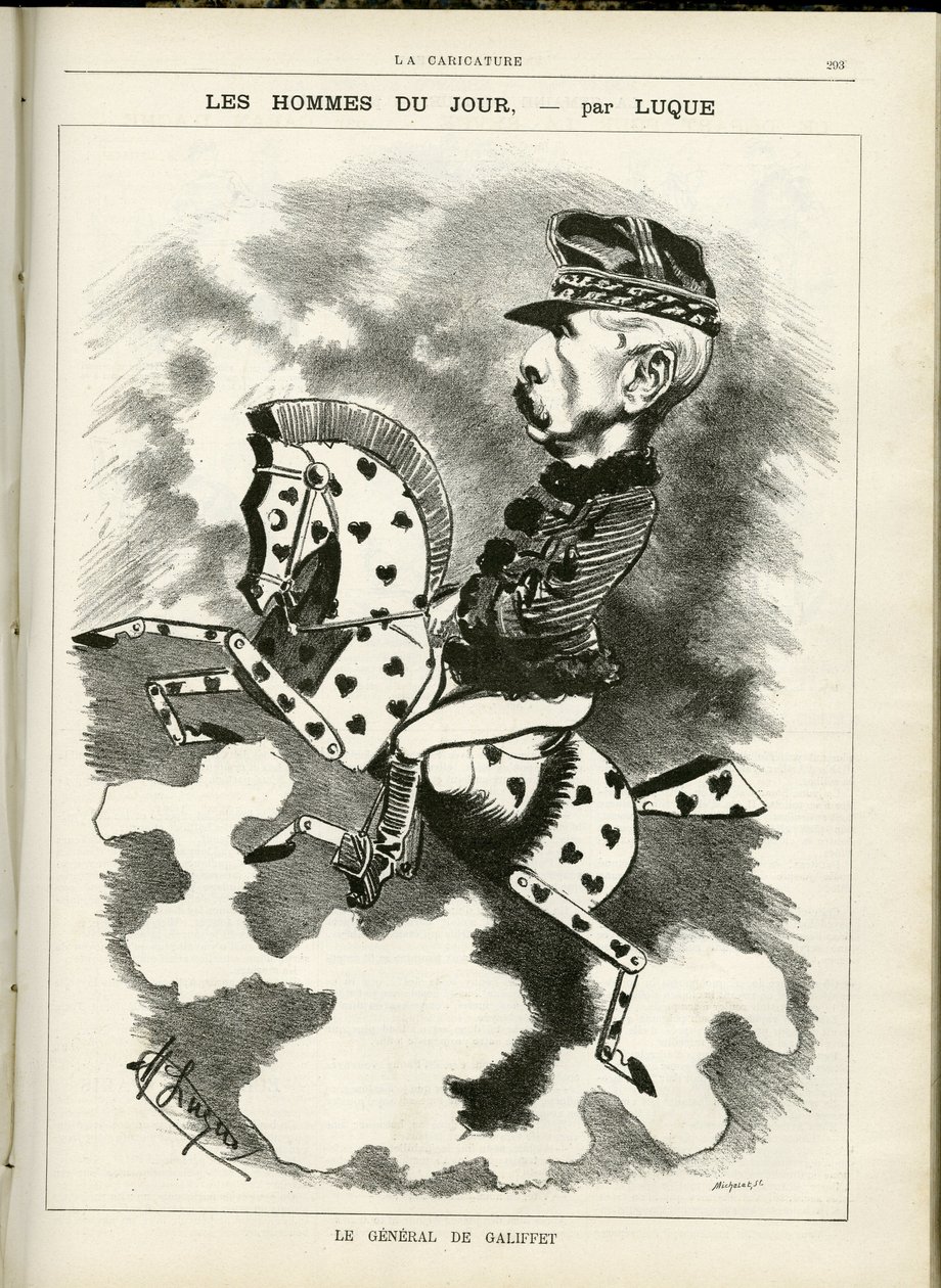 Illustration af Manuel Luque (1854-1919) i La Caricature (1880) af Manuel Luque