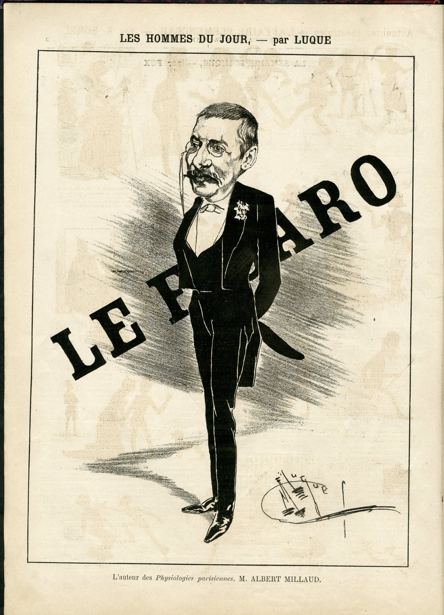 Illustration af Manuel Luque (1854-1919) i La Caricature (1880) af Manuel Luque