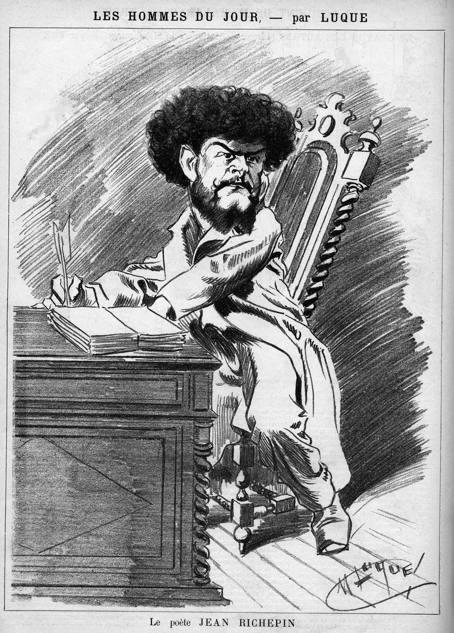 Jean Richepin (1849-1926), fransk forfatter. af Manuel Luque
