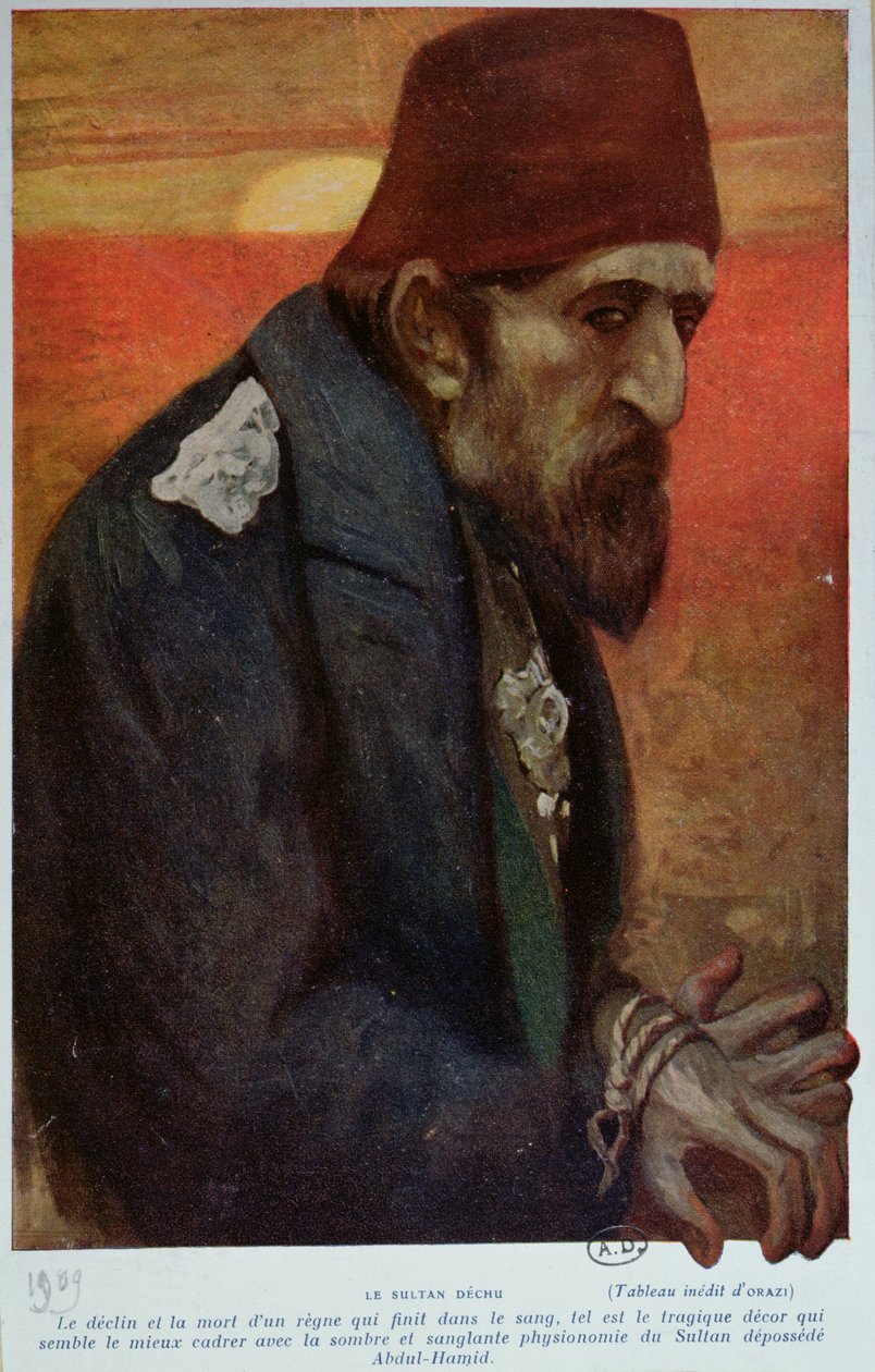 Sultan Abdul Hamid I (1842-1918) 1909 af Manuel Orazi
