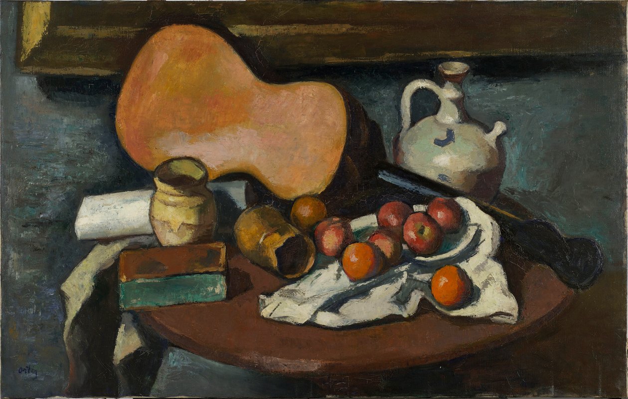 Stilleben med guitar, 1920