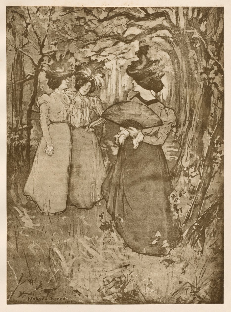 Menuet dAutomne, 1898. af Manuel Robbe