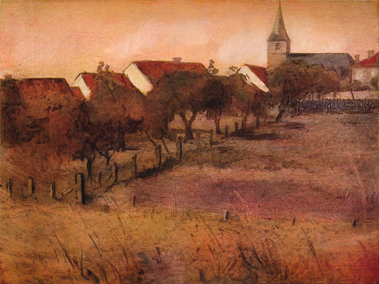 The Orchard, c1902 af Manuel Robbe