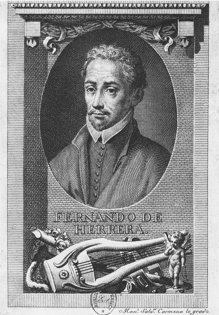 Fernando de Herrera af Manuel Salvador Carmona