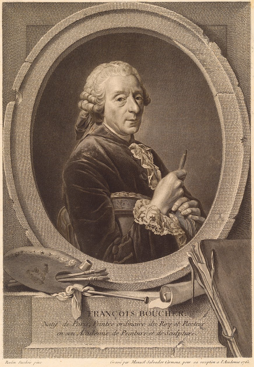 Francois Boucher af Manuel Salvador Carmona
