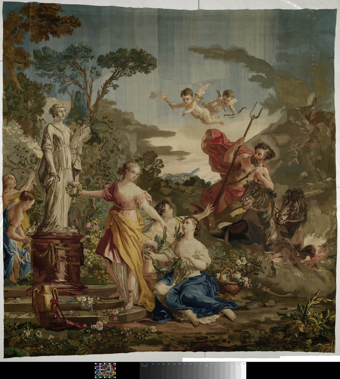 Voldtægten af Proserpina af Manufacture Royale des Gobelins