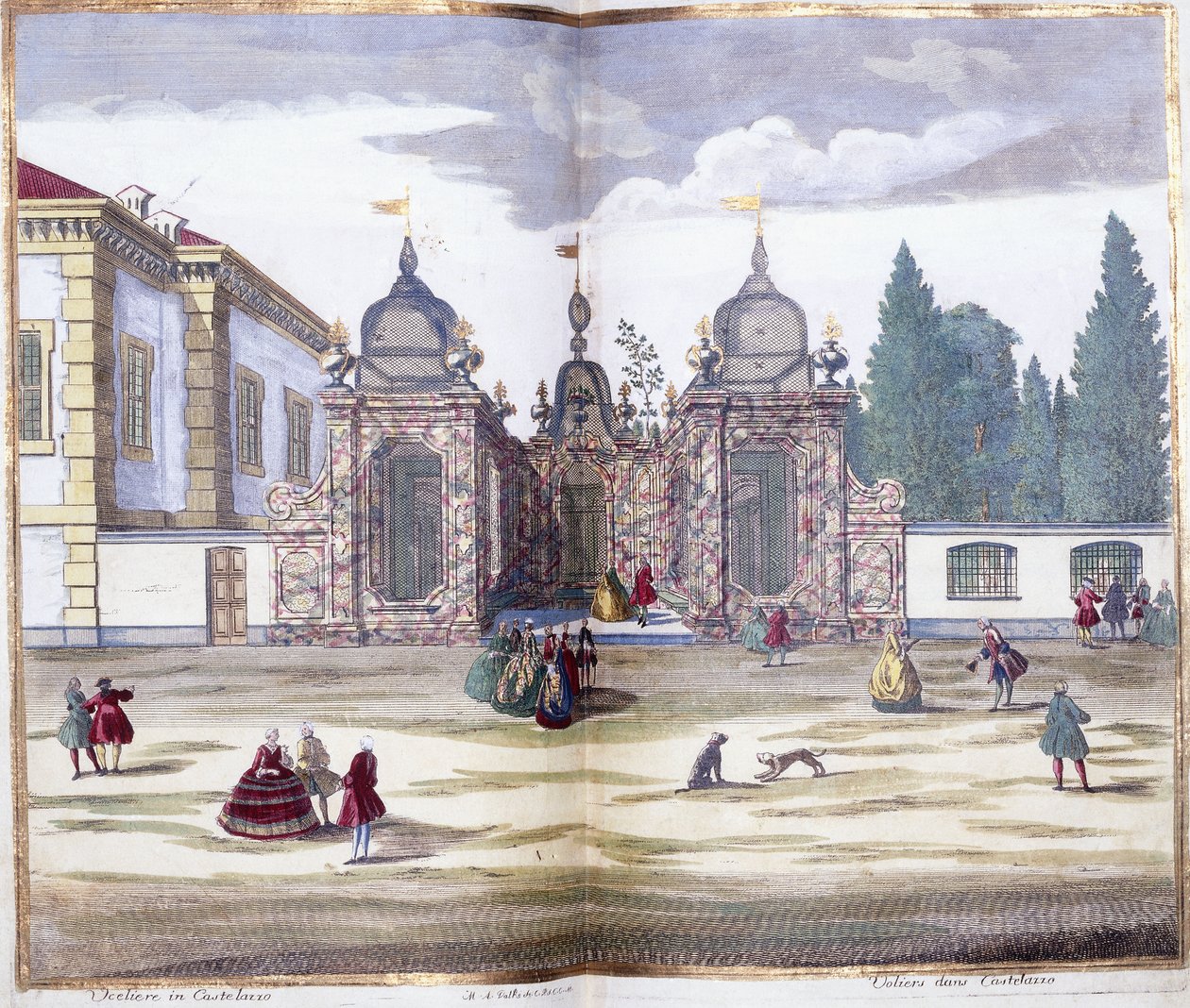 Fuglehus i Castellazo, 1743 af MarcAntonio dal Re