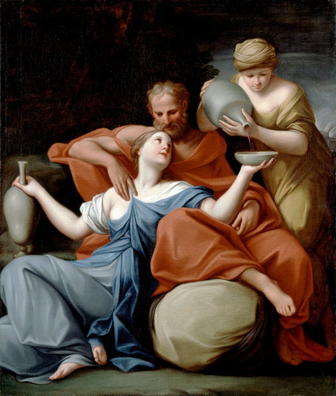 Lot og hans Døtre af Marcantonio Franceschini
