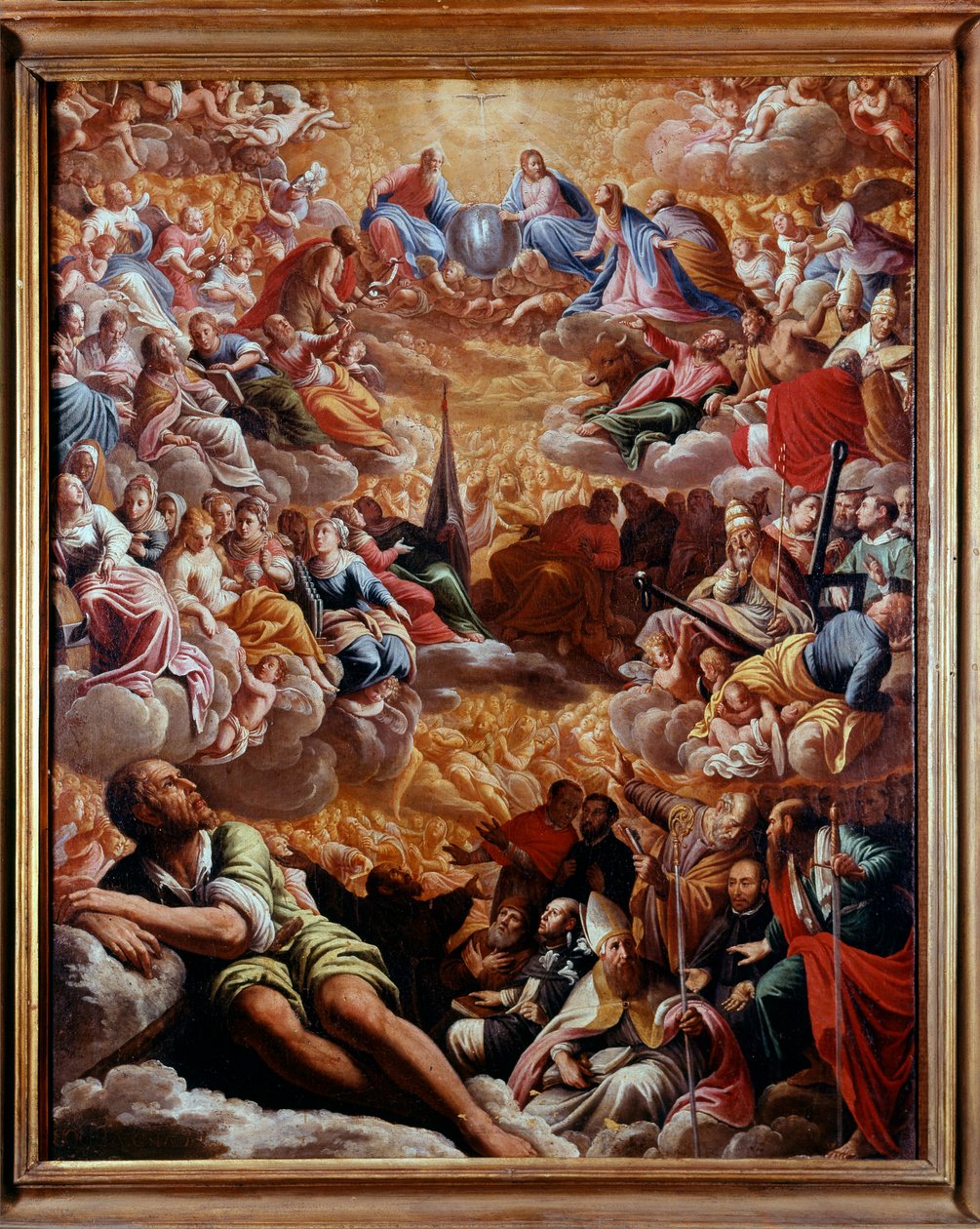 Paradis - Maleri af Marcantonio Bassetti (1588-1630), olie på lærred 78X61 CM - Napoli Museo di Capodimonte af Marcantonio Bassetti