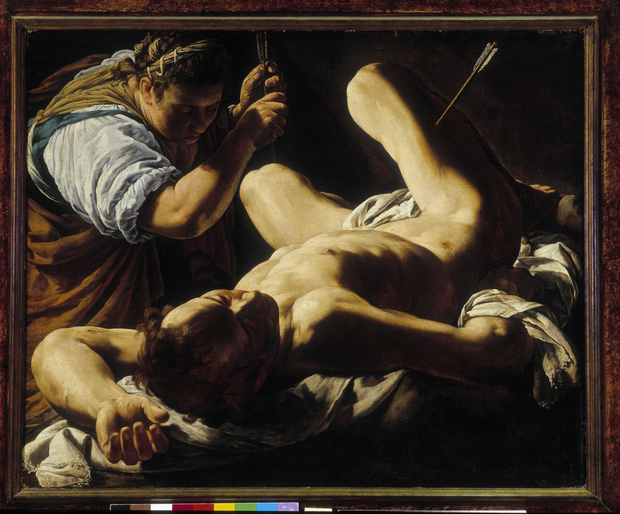 San Sebastian healer af Irene af Marcantonio Bassetti