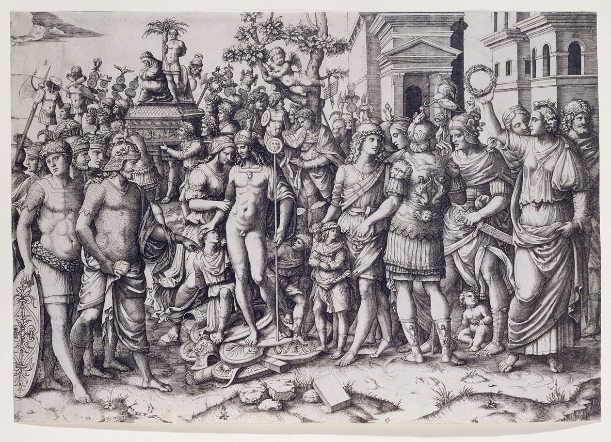 En triumf (gravering) af Marcantonio Raimondi