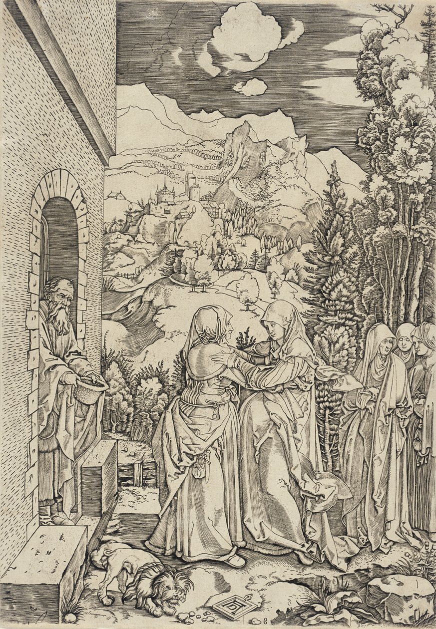 Maria besøgelse af Marcantonio Raimondi