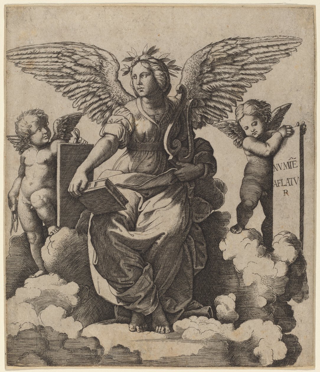Poesi af Marcantonio Raimondi after Raphael