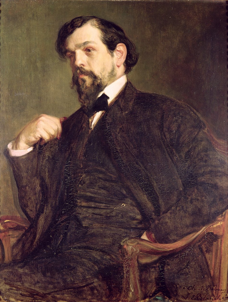Portræt af Claude Debussy (1862-1918) 1902 af Marcel Andre Baschet