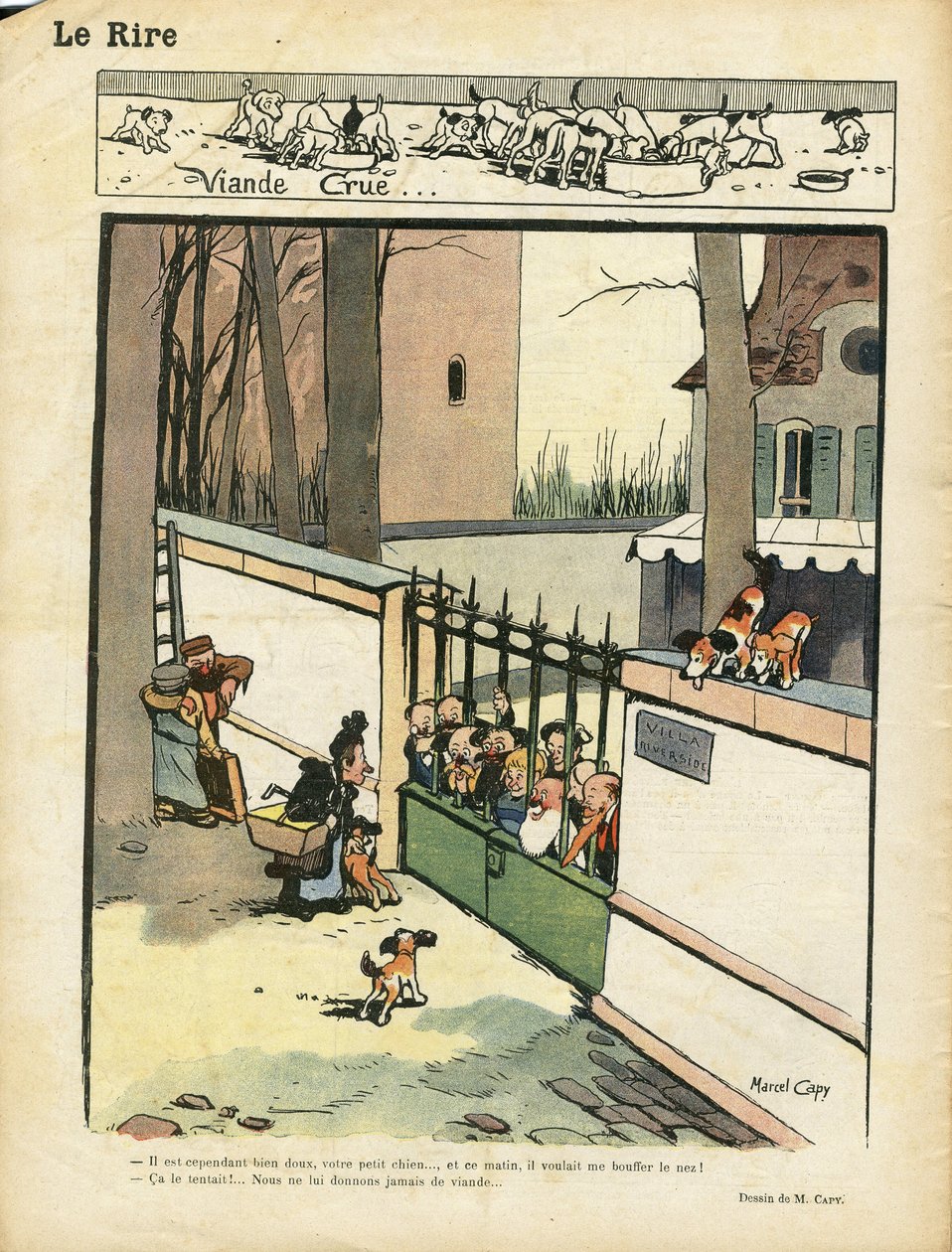 Illustration af Marcel Capy (1865-1941) i Le Lire af Marcel Amable O.L. Capy