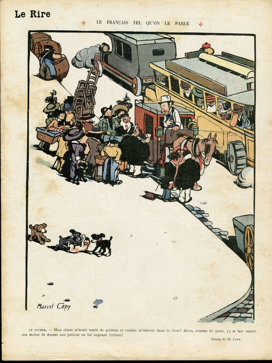 Illustration af Marcel Capy (1865-1941) i Le Lire af Marcel Amable O.L. Capy