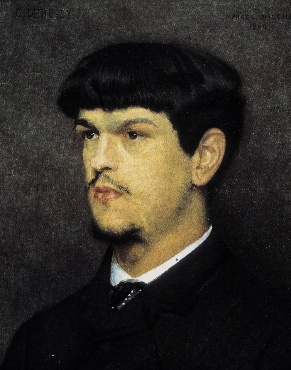 Portræt af Claude Debussy af Marcel Andre Baschet (1862-1941) af Marcel Andre Baschet