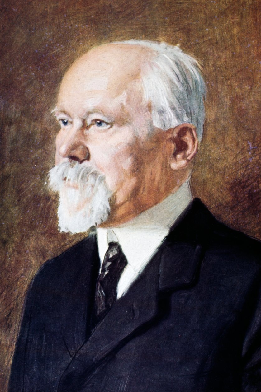 Portræt af Raymond Poincare (Bar-le-Duc af Marcel Andre Baschet