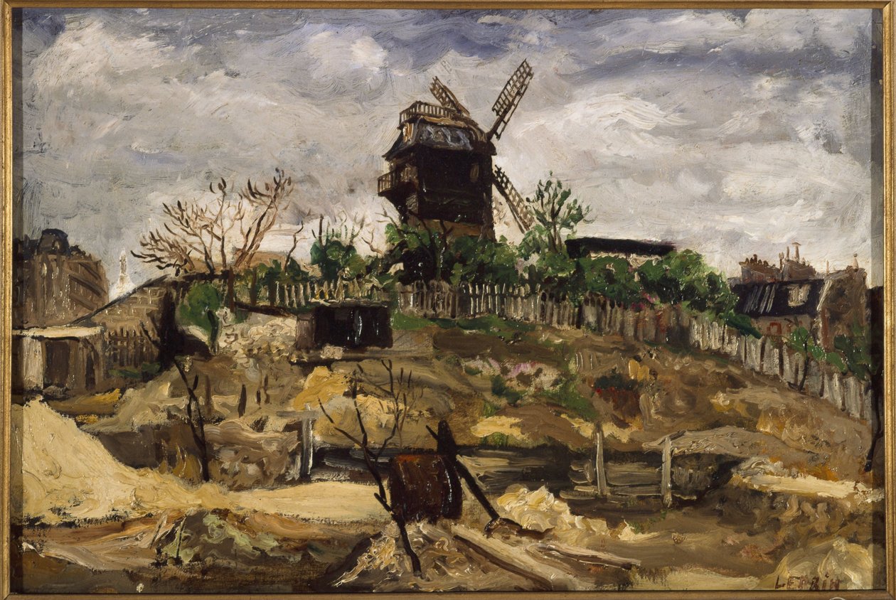 Moulin de la Galette, ca. 1920 (olie) af Marcel Leprin