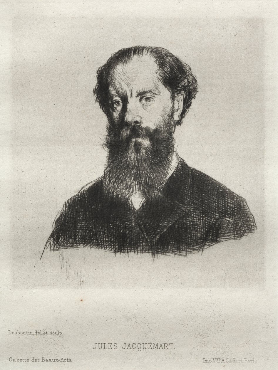 Jules Jacquemart af Marcellin Gilbert Desboutin