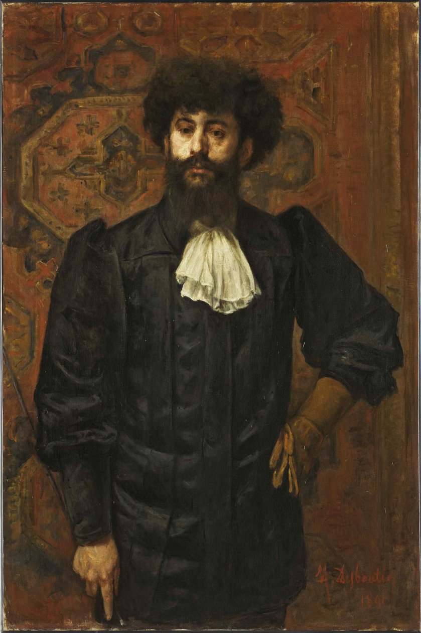 Sar Josephin Peladan 1858-1918, 1891. af Marcellin Gilbert Desboutin