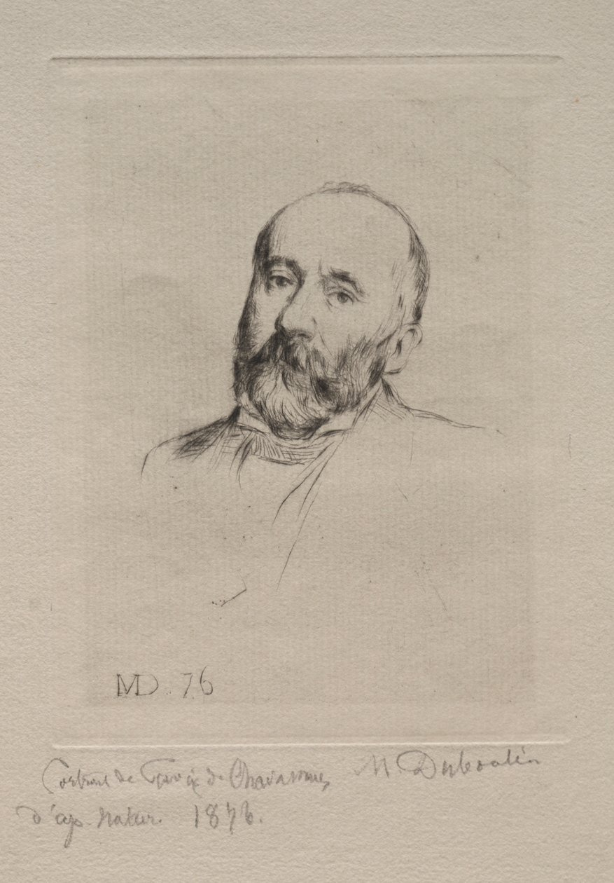 Puvis de Chavannes af Marcellin Gilbert Desboutin