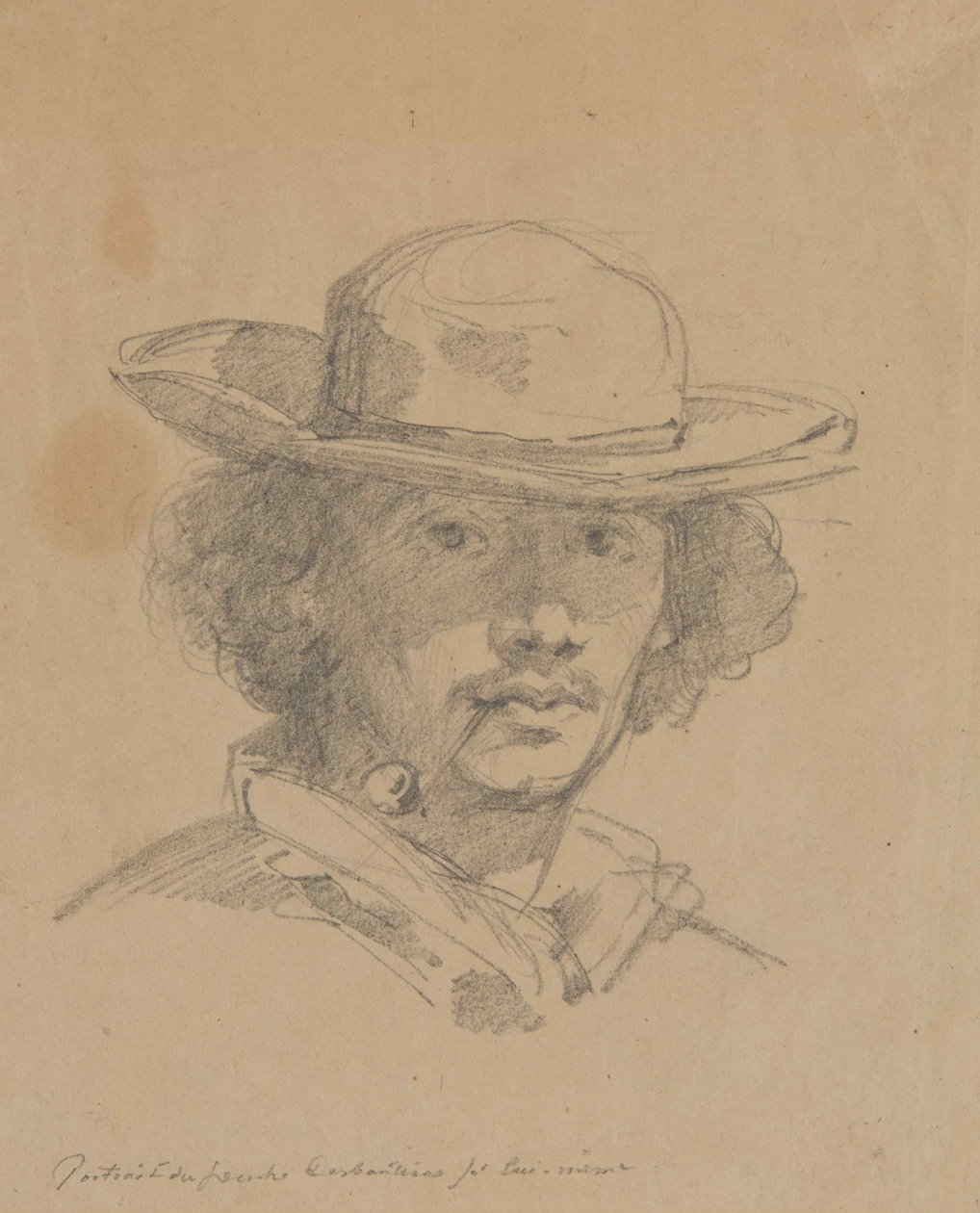 Selvportræt. af Marcellin Gilbert Desboutin