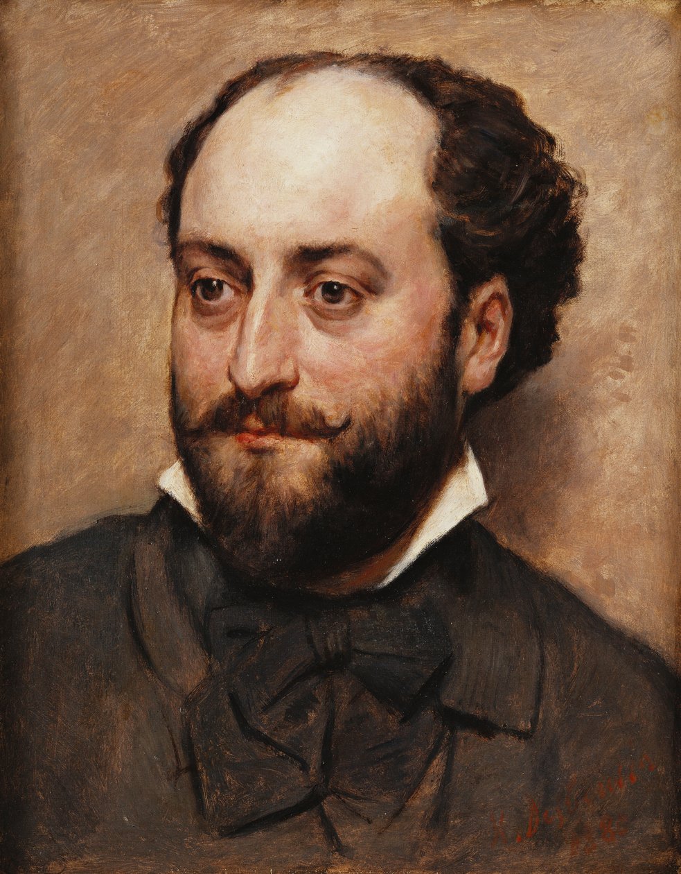 Malerens Ven; Malerens Ven, 1880 af Marcellin Gilbert Desboutin