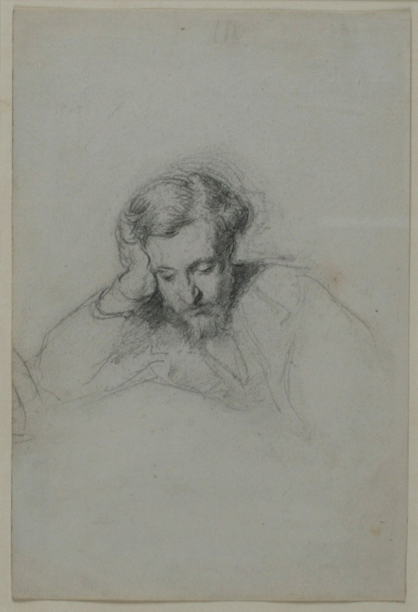 Portræt af digteren Heinrich Heine 1797-1856, 1853 af Marcellin Gilbert Desboutins