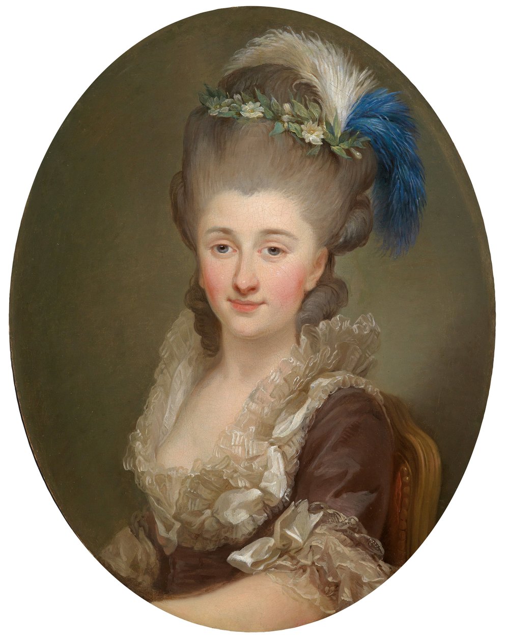 Portræt af grevinde Konstancja Tyszkiewicz, født prinsesse Poniatowska af Marcello Bacciarelli