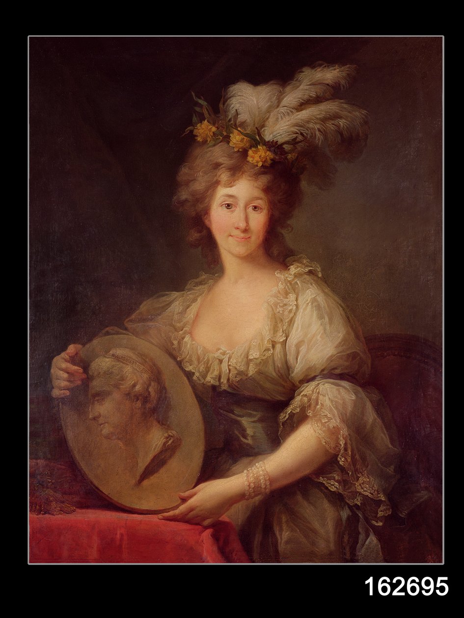 Portræt af Anne Biron (1750-1850) Prinsesse af Kurland, ca. 1795 af Marcello Bacciarelli