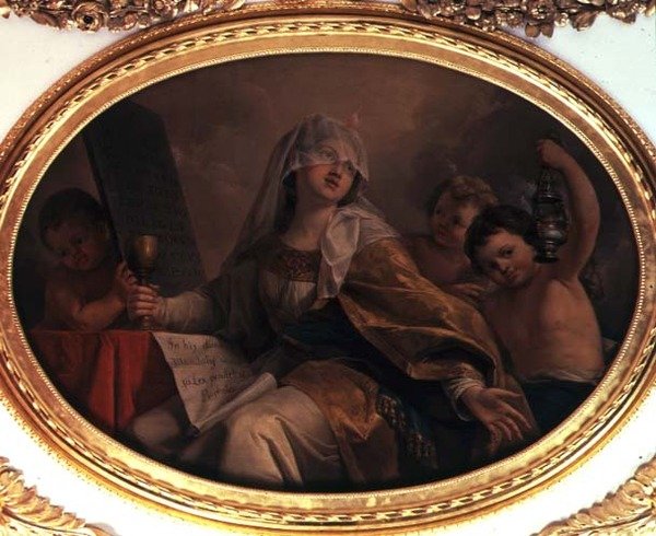Faith, ca. 1777 (olie på lærred) af Marcello Bacciarelli