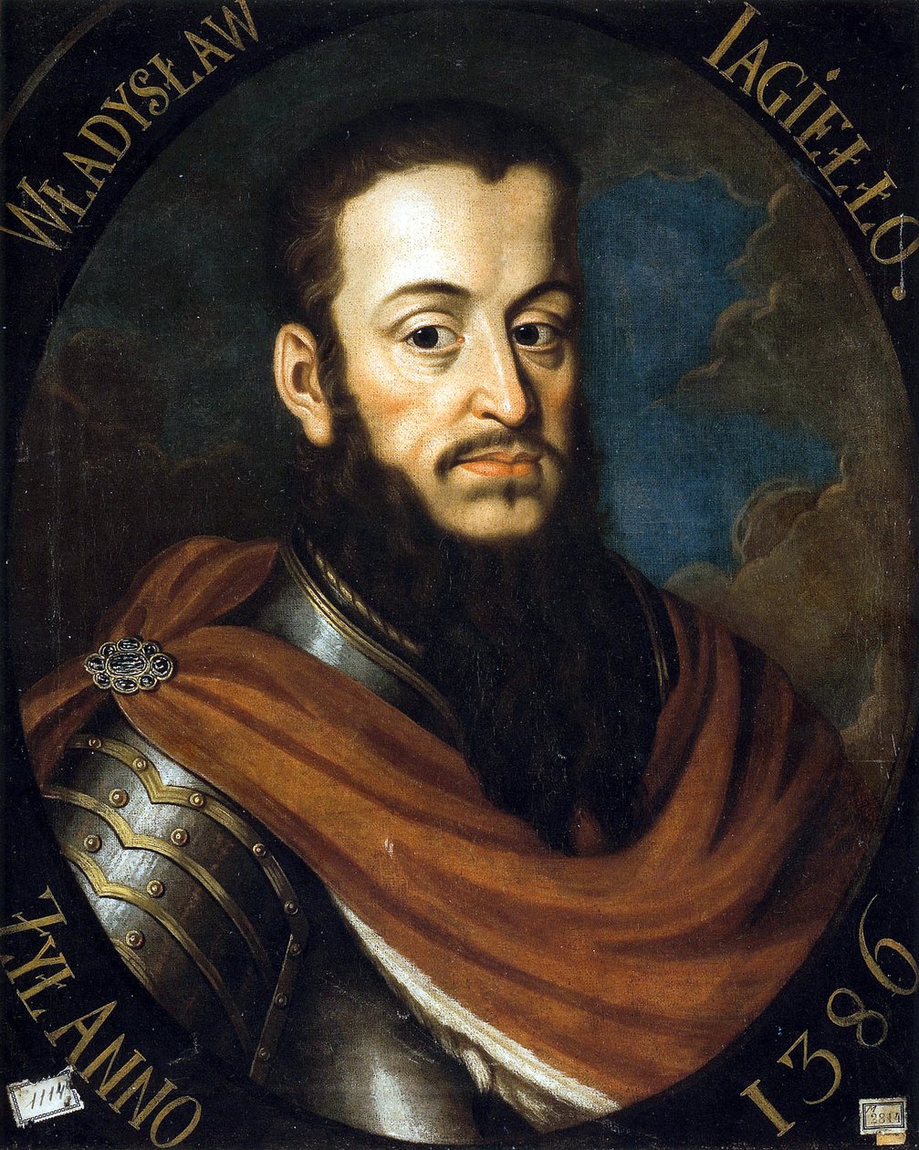 Ladislas II Jagellon (Ladislas II af Polen) (1352 eller 1362-1434) - Portræt af kong Wladyslaw II. Jagiello af Bacciarelli, Marcello (1731-1818) af Marcello Bacciarelli