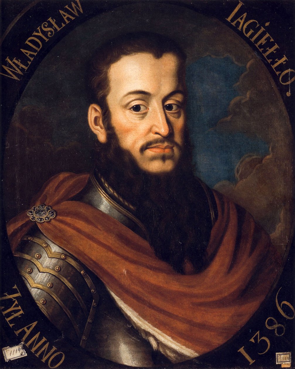 Portræt af kong Wladyslaw II. Jagiello, 1790 af Marcello Bacciarelli